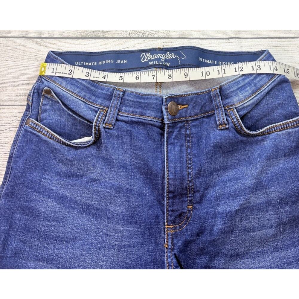 Wrangler Women’s Willow Ultimate Riding Jeans Medium Wash Bootcut Size 11x38 - Picture 7 of 10